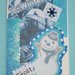 Biglietto di Auguri Natalizio Pupazzo di Neve^^ - Snowman Christmas Cardmaking & Scrap