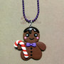 Collana con gingerbread fimo