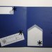 Biglietto di Auguri Natalizio Blu 2 - Blue Christmas Cardmaking & Scrap