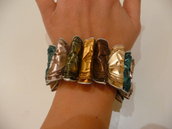 Coffee bracelet, bracciale in cialde riciclate Nespresso