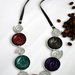 Collana ecologica, colorata, capsule del caffè