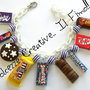 Bracciale Merendine- Lion, kitkat, bounty, duplo, smarties, m&m's,pan di stelle, big babol, milka