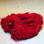 Sciarpa in lana rossa