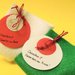 Spilla natalizia 'Pupazzo di neve sciarpetta rossa ' in feltro