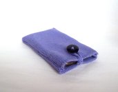 Custodia smartphone a maglia in lana (art. 43_lilla)
