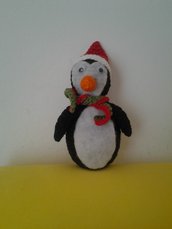 Pinguino natalizio uncinetto amigurumi