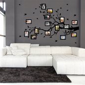 Wall sticker / Adesivo da parete Family twig for photos 9x13cm (3400n)