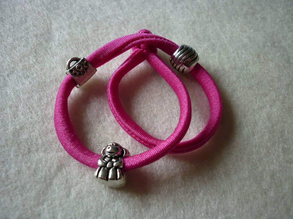 Life Charms Braccialetto Elastico Per Donna Con Ciondolo Cuore – Regalo Per Figlia, Placcato Argento, Confezione Regalo