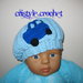 Cappello berretto per bambino neonato fatto a mano con l'uncinetto Crochet  hand made Hat for baby boy