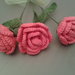 Bouquet Rose uncinetto