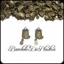 ♥ 3 CONTENITORI BISCOTTI BRONZO 26 X 12 MM CIONDOLI CHARMS CHARM PENDENTI ♥