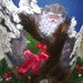 tegola con Babbo Natale decorata a mano con applicazioni in materiale vario