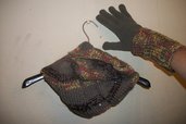 parure scaldacollo e guanti in morbida lana