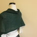 Poncho verde irlanda,di mohair,leggero,morbido,accessori donna