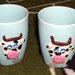 Tazze mug con mucca
