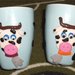 Tazze mug con mucca