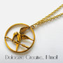 SALDI Collana ORO HUNGER GAME - GHIANDAIA IMITATRICE