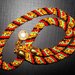 Collana con Perline/Spirale Crochet