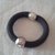 bracciale in corda color grigio antracite