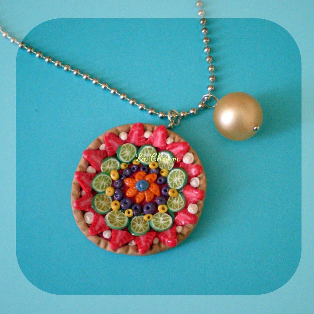 FRUIT TART necklace Gioielli Collane di ma fleur su MissHobby