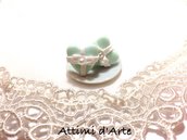 orecchini a lobo Tiffany modello "heart pearl" impacchettati 