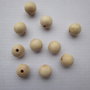 2 perle in legno color legno chiaro