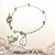 bracciale elegante a pallini chiusura a T modello "heart" collezione Tiffany Love 