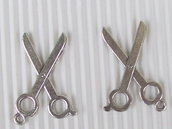8 charms forbici 30x20mm