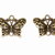 4 charms farfalla in metallo bronzo 25x 18mm vend.