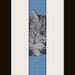 schema bracciale Gattino in stitch peyote ( 2 drop ) pattern - solo per uso personale