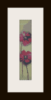 schema bracciale fiori in stitch peyote ( 2 drop ) pattern - solo per uso personale