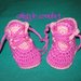 Uncinetto baby scarpe Crochet baby shoes baby girl  Hand made 