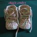 Uncinetto baby scarpe con lacci neonata fatto a mano Crochet baby shoes baby girl  Hand made 