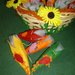  sacchetti artigianali segnaposto colorati bomboniere con CONFETTI "aquilone" 