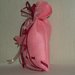 sacchetti per confetti fai da te artigianali "onda rosa"