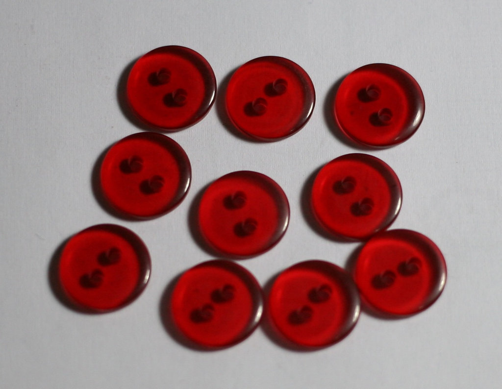 340 Bottoni Colorati In Resina - 5 Colori, 10-23mm - Con Scatola Per Cucito E DIY - Foto 8