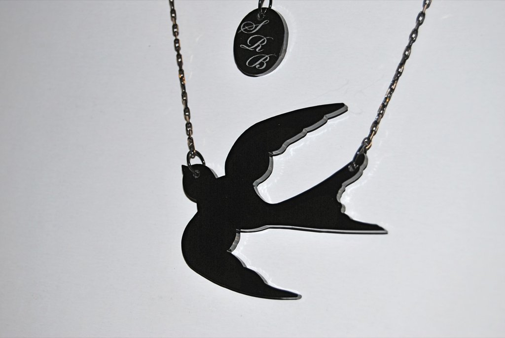 Collana " Birds In Love" Bronzo Vintage Turchese Perle - Gioielli - Foto 12