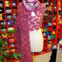 Grande Stola/Scialle  per donna realizzato all'uncinetto 100% artigianale by Fantasie di lana e cotone - Ragusa