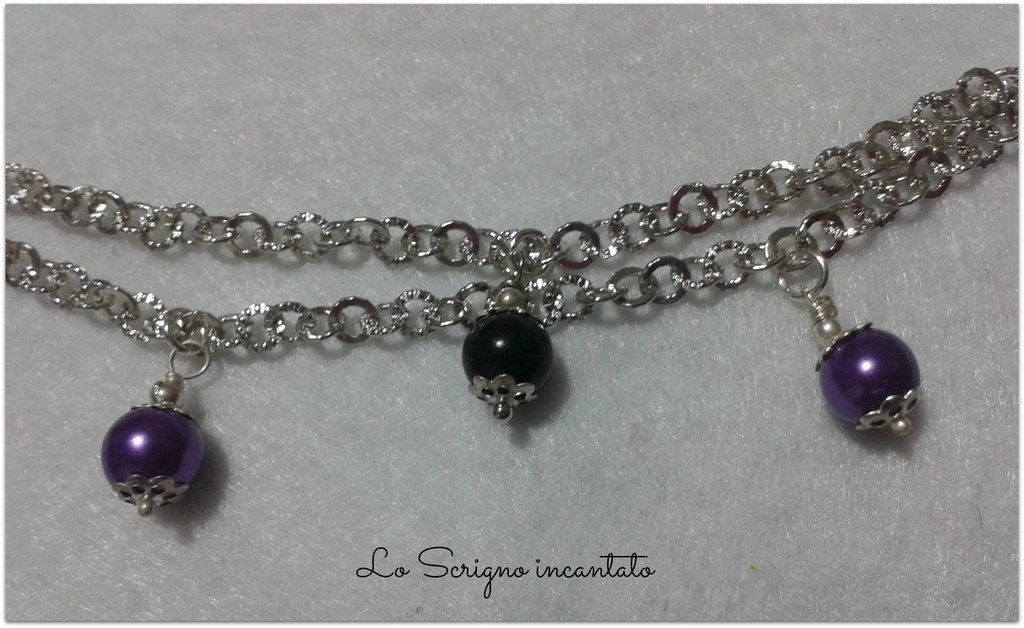Bracciale Donna A Doppia Catena Con Cuori – Argento, Oro E Oro Rosa – Regolabile, In Acciaio Inox 316L