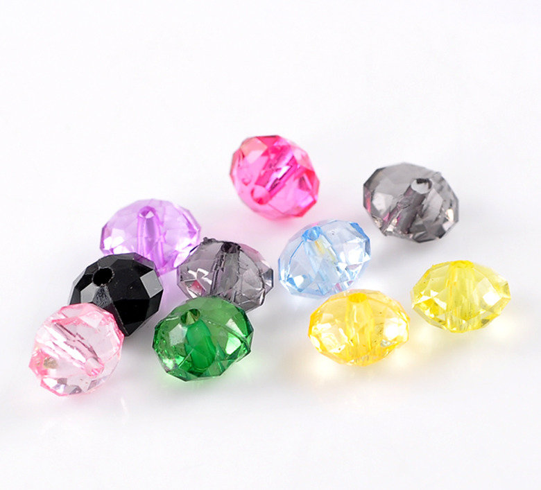 PH PandaHall 100 Strass Acrilico Per Cucito - Forme Diverse, Decorazione Abiti - Foto 9