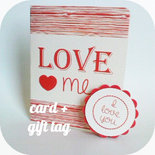 San Valentino Card + tag