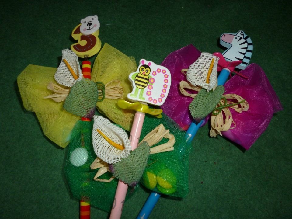 Come Confezionare Matite Con Confetti BOMBONIERA CON MATITA confetti in regalo - Feste - Bomboniere - di