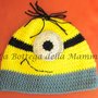 Cappello Minion fatto a mano taglia adulto