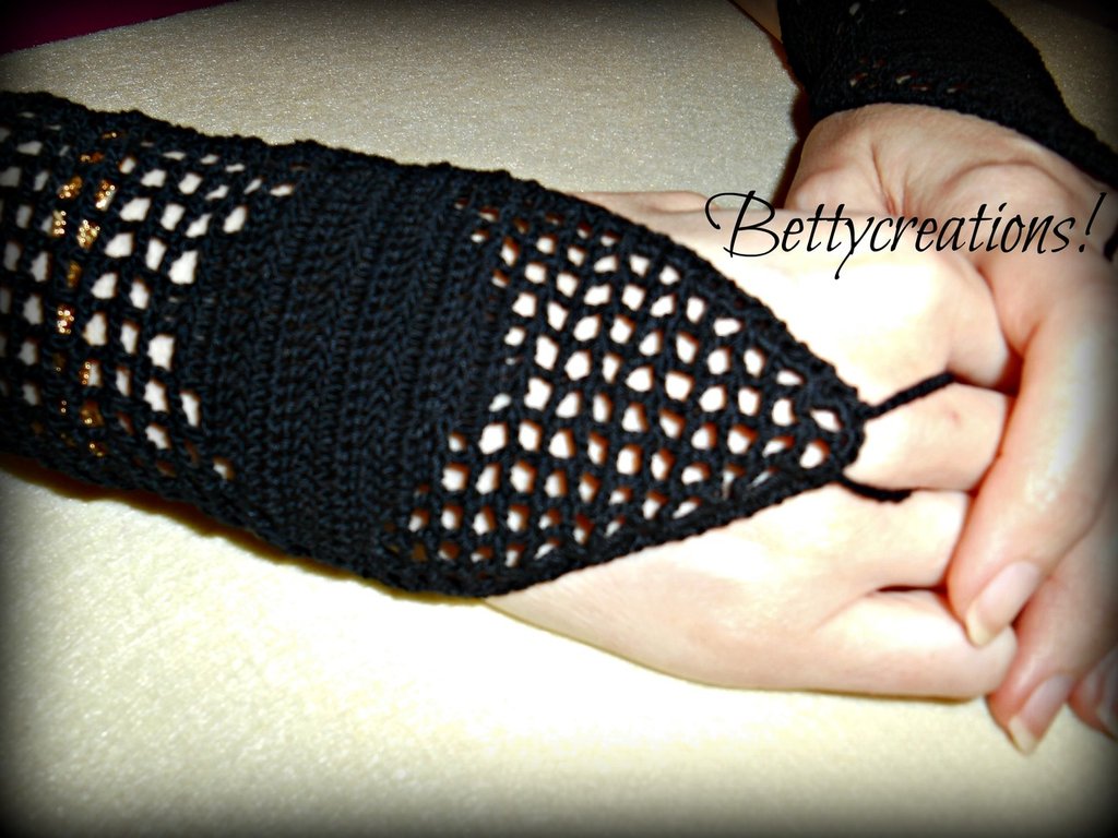 Guanti e muffole da donna senza dita pizzo | Acquisti Online su