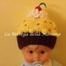 Cappello baby cupcake taglia 4/6 mesi