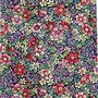 TESSUTI AMERICANI STOFFE COTONE BATIK PATCHWORK QUILTING APPLICAZIONI CUCITO CREATIVO DEBBIE MUMM - FIORI -