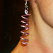 orecchini wire rosa