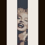 schema bracciale Marilyn Monroe 5 in stitch peyote ( 2 drop ) pattern - solo per uso personale