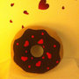 cuscino ciambella donut romantica