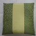 cuscino patchwork verde e giallo
